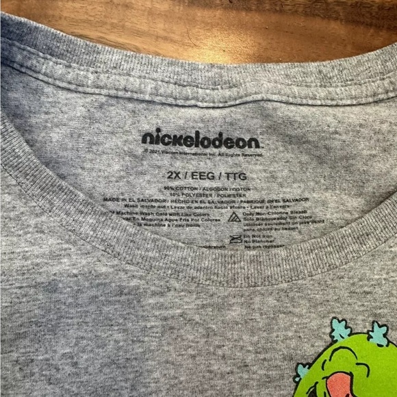 Men’s Nickelodeon Cartoons Graphic T-shirt Size 2 XL (XXL) Front&Back Design - Picture 2 of 7